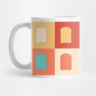 bread pixel art retro Mug